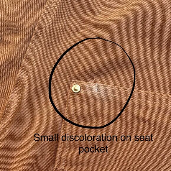 Carhartt Duck Bib Overall 32x32 Relaxed Fit NEW Carpenter Brown R01-M - Picture 16 of 16